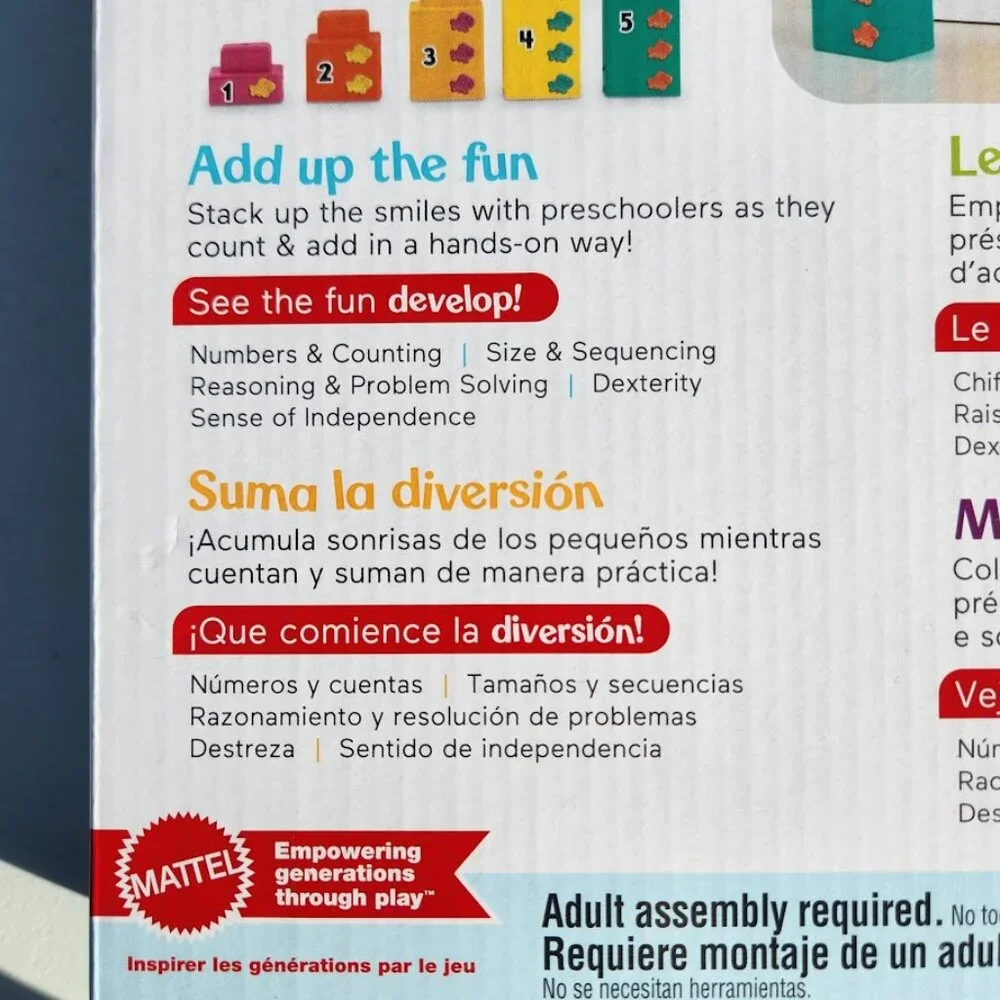 NEW Fisher-Price Alligator Counting Activity with 10 Stacking Blocks Preschool L